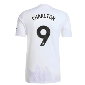 Charlton #9 Fotbalové Dresy Manchester United 2025-26 Venkovní Dres Mužské