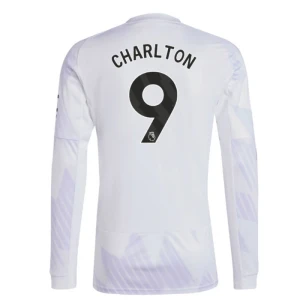 Charlton #9 Fotbalové Dresy Manchester United 2025-26 Venkovní Dres Mužské Dlouhý Rukáv