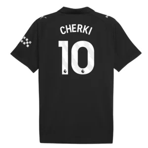 Cherki #10 Fotbalové Dresy Manchester City 2025-26 Venkovní Dres Mužské