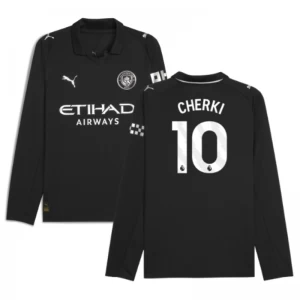 Cherki #10 Fotbalové Dresy Manchester City 2025-26 Venkovní Dres Mužské Dlouhý Rukáv