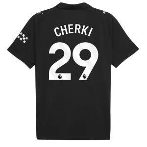 Cherki #29 Fotbalové Dresy Manchester City 2025-26 Venkovní Dres Mužské