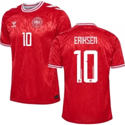 Christian Eriksen #10 Fotbalové Dresy Dánsko Mistrovství Evropy 2024 Domácí Dres Mužské