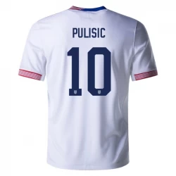 Christian Pulisic #10 Fotbalové Dresy Spojené Státy Americké Copa America 2024 Domácí Dres Mužské
