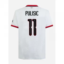Christian Pulisic #11 Fotbalové Dresy AC Milan 2024-25 UCL Venkovní Dres Mužské