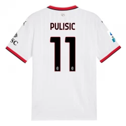 Christian Pulisic #11 Fotbalové Dresy AC Milan 2024-25 Venkovní Dres Mužské
