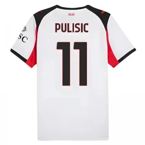 Christian Pulisic #11 Fotbalové Dresy AC Milan 2025-26 Venkovní Dres Mužské
