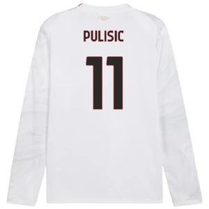 Christian Pulisic #11 Fotbalové Dresy AC Milan 2026-27 Venkovní Dres Mužské Dlouhý Rukáv