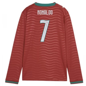 Cristiano Ronaldo #7 Fotbalové Dresy Portugalsko Mistrovství Světa 2026 Domácí Dres Mužské Dlouhý Rukáv