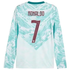 Cristiano Ronaldo #7 Fotbalové Dresy Portugalsko Mistrovství Světa 2026 Venkovní Dres Mužské Dlouhý Rukáv