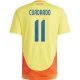 Cuadrado #11 Fotbalové Dresy Kolumbie Copa America 2024 Domácí Dres Mužské