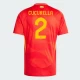 Cucurella #2 Fotbalové Dresy Španělsko Mistrovství Evropy 2024 Domácí Dres Mužské