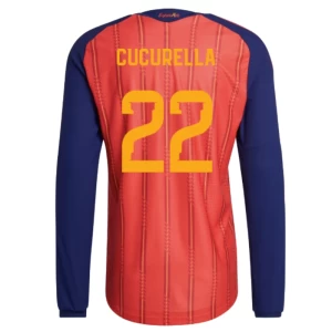 Cucurella #22 Fotbalové Dresy Španělsko Mistrovství Světa 2026 Domácí Dres Mužské Dlouhý Rukáv