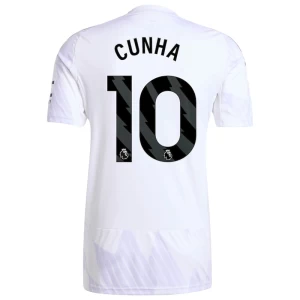 Cunha #10 Fotbalové Dresy Manchester United 2025-26 Venkovní Dres Mužské