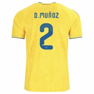 D. Munoz #2 Fotbalové Dresy Kolumbie Mistrovství Světa 2026 Domácí Dres Mužské