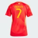 Dámské Alvaro Morata #7 Fotbalové Dresy Španělsko Mistrovství Evropy 2024 Domácí Dres