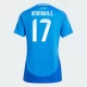Dámské Ciro Immobile #17 Fotbalové Dresy Itálie Mistrovství Evropy 2024 Domácí Dres