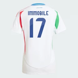 Dámské Ciro Immobile #17 Fotbalové Dresy Itálie Mistrovství Evropy 2024 Venkovní Dres