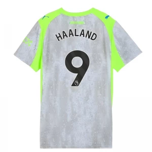 Dámské Erling Haaland #9 Fotbalové Dresy Manchester City 2025-26 Třetí Dres