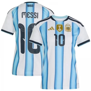 Dámské Fotbalové Dresy Argentina Lionel Messi #10 2026 Domácí Dres