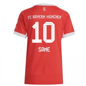 Dámské Fotbalové Dresy FC Bayern München Sane #10 2025-26 Domácí Dres