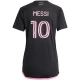 Dámské Fotbalové Dresy Inter Miami CF 2024-25 Lionel Messi #10 Venkovní Dres