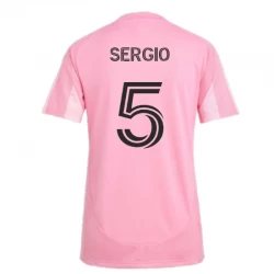 Dámské Fotbalové Dresy Inter Miami CF Sergio #5 2025-26 Domácí Dres