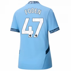 Dámské Fotbalové Dresy Manchester City Phil Foden #47 2024-25 Domácí Dres