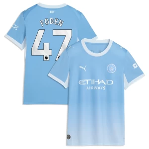 Dámské Fotbalové Dresy Manchester City Phil Foden #47 2026-27 Domácí Dres