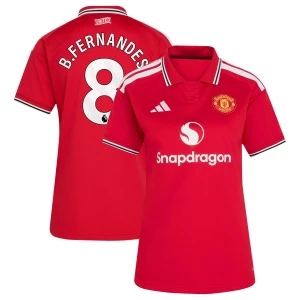 Dámské Fotbalové Dresy Manchester United Bruno Fernandes #8 2026-27 Domácí Dres