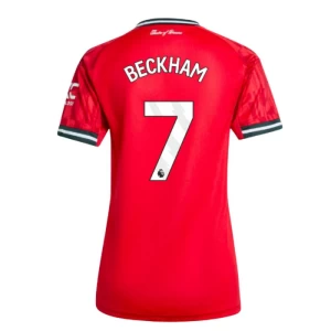 Dámské Fotbalové Dresy Manchester United David Beckham #7 2025-26 Domácí Dres