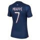 Dámské Fotbalové Dresy Paris Saint-Germain PSG Kylian Mbappé #7 2023-24 Domácí Dres
