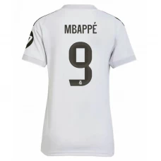 Dámské Fotbalové Dresy Real Madrid Mbappe #9 2025-26 Domácí Dres