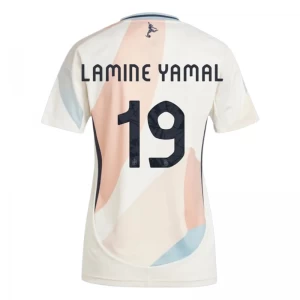 Dámské Fotbalové Dresy Španělsko 2025 Euro Lamine Yamal #19 Venkovní Dres