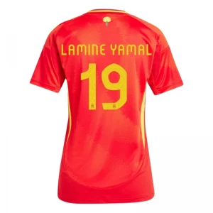 Dámské Fotbalové Dresy Španělsko Lamnine Yamal #19 2025 Euro Domácí Dres