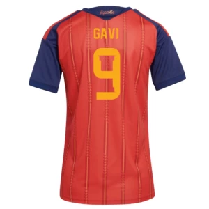 Dámské Gavi #9 Fotbalové Dresy Španělsko Mistrovství Světa 2026 Domácí Dres