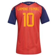Dámské Lamine Yamal #10 Fotbalové Dresy Španělsko Mistrovství Světa 2026 Domácí Dres