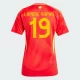 Dámské Lamine Yamal #19 Fotbalové Dresy Španělsko Mistrovství Evropy 2024 Domácí Dres