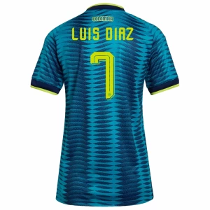 Dámské Luis Diaz #7 Fotbalové Dresy Kolumbie Mistrovství Světa 2026 Venkovní Dres
