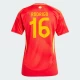 Dámské Rodrigo #16 Fotbalové Dresy Španělsko Mistrovství Evropy 2024 Domácí Dres