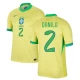 Danilo #2 Fotbalové Dresy Brazílie Copa America 2024 Domácí Dres Mužské