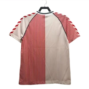 Dánsko Retro Dres 1986 Venkovní Mužské