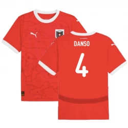 Danso #4 Fotbalové Dresy Rakousko Mistrovství Evropy 2024 Domácí Dres Mužské