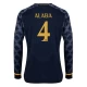 David Alaba #4 Fotbalové Dresy Real Madrid 2023-24 Venkovní Dres Mužské Dlouhý Rukáv
