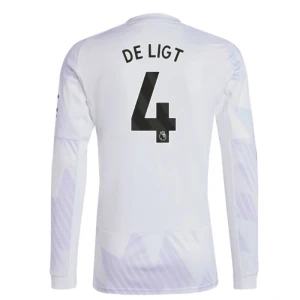 De Ligt #4 Fotbalové Dresy Manchester United 2025-26 Venkovní Dres Mužské Dlouhý Rukáv