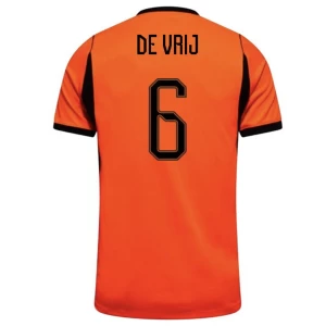 De Vrij #6 Fotbalové Dresy Holandsko Mistrovství Světa 2026 Domácí Dres Mužské