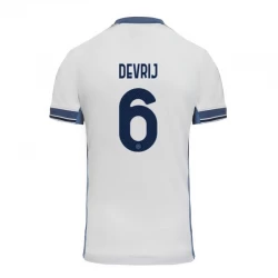 De Vrij #6 Fotbalové Dresy Inter Mediolan 2024-25 Venkovní Dres Mužské