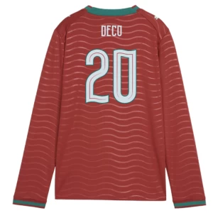 Deco #20 Fotbalové Dresy Portugalsko Mistrovství Světa 2026 Domácí Dres Mužské Dlouhý Rukáv