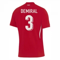 Demiral #3 Fotbalové Dresy Turecko Mistrovství Evropy 2024 Venkovní Dres Mužské