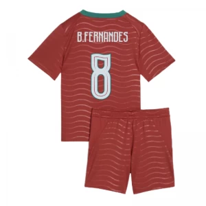 Dětské Bruno Fernandes #8 Fotbalové Dresy Portugalsko Mistrovství Světa 2026 Domácí Dres Komplet