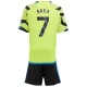 Dětské Bukayo Saka #7 Fotbalové Dresy Arsenal FC 2023-24 Venkovní Dres Komplet